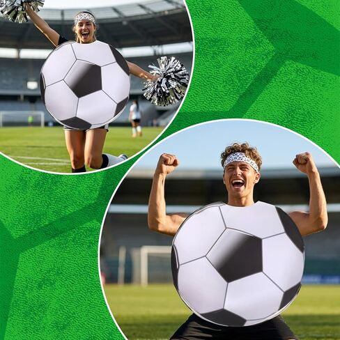 Soccer Ball Costume with Headband for World Cup Halloween Sports Party Cosplay Costume in Saudi Arabia