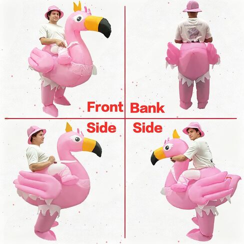 Flamingo inflatable suit, fun inflatable costume for adults in Saudi Arabia