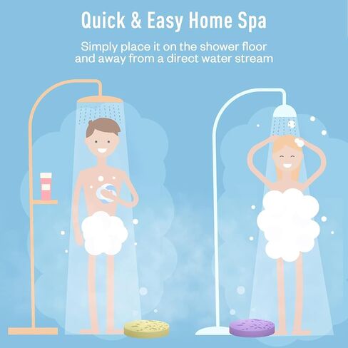 Shower Steamers Aromatherapy Made with Natural Essential Oils Long Lasting Aroma to Deliver Home Spa Experience, Individually Wrapped, Gift Ready Packaging for Women 8 Packs in Saudi Arabia