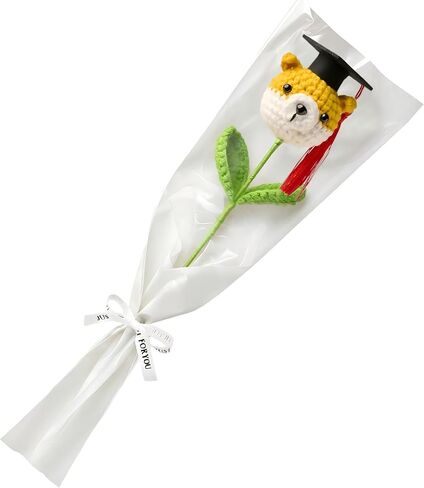 2026 Graduation Gifts - Crochet Handmade Sunflower Bouquet for Her or Him, DIY Knitted Gifts for Middle High School College, Gift Ideas for Daughter Son Girl Boy in Kuwait