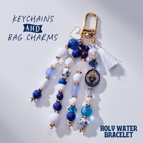 Holy Water Cross Keychain | Bag Charm in Saudi Arabia