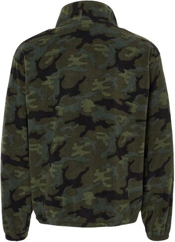 Burnside - Polar Fleece Full-Zip Jacket - 3062 - S - Green Camo in Saudi Arabia
