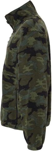 Burnside - Polar Fleece Full-Zip Jacket - 3062 - S - Green Camo in Saudi Arabia