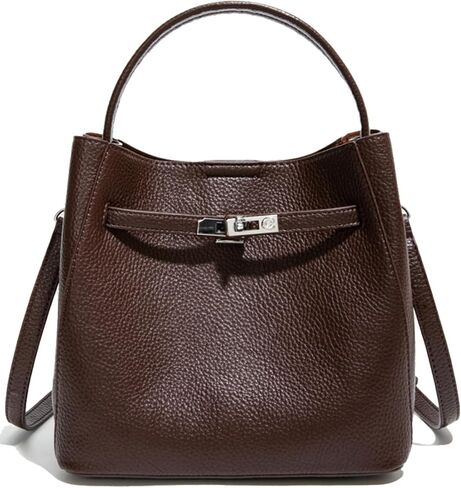 Micmores Crossbody Bag for Women, Pebbled Vegan Leather Bucket Handbag with Pouch, Versatile Shoulder Purse in Saudi Arabia