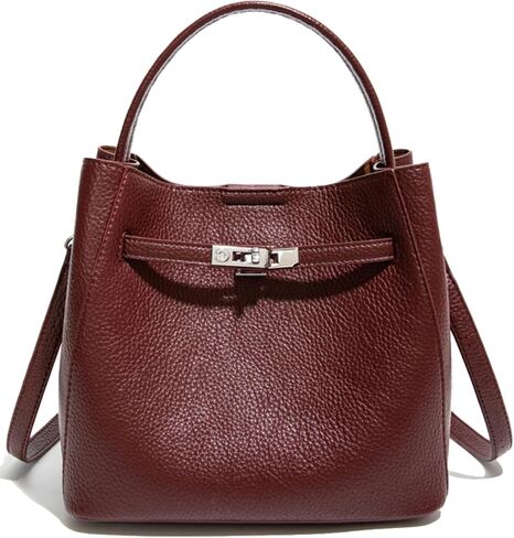 Micmores Crossbody Bag for Women, Pebbled Vegan Leather Bucket Handbag with Pouch, Versatile Shoulder Purse in Saudi Arabia