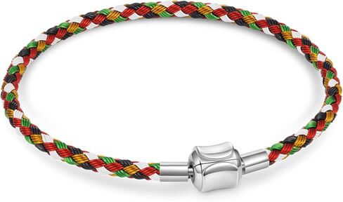 GNOCE Basic Charm Bracelet W/2PC Stoppers Gift for Tween Women Valentine in Kuwait