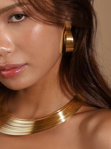 OJERRY 4 Pcs Statement Bold Minimal Jewelry Sets for Women Wedding Bridesmaid Evening Graduation Party Prom Inspo in Saudi Arabia