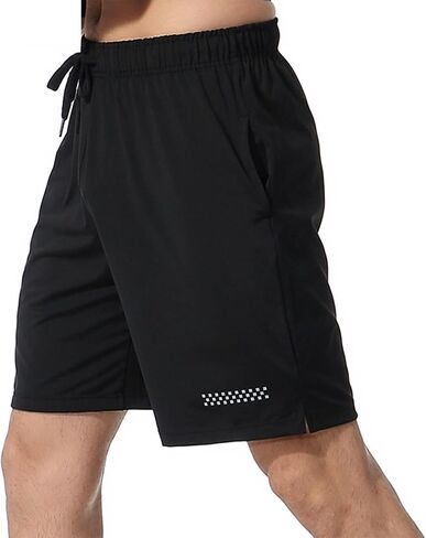 Men's Athletic Shorts High Stretch Gym Basketball Shorts Quick Dry Breathable Training Running Bottoms for Summer in Kuwait