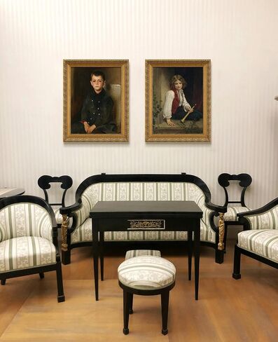Solid Wood Frame for 8x10 Canvas Paintings, Finished Antique Gold Ornate Canvas Frame for Oil Painting Art Prints Home Living Room Wall Decor (No Glass & Backboard) in Saudi Arabia