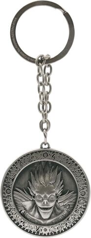 ABYSTYLE - DEATH NOTE 3D Medal Key Ring, silver, Dimensions : H. 4,4 cm x L. 4,5 cm in Kuwait