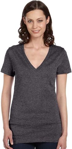 Bella+Canvas Ladies Heather Ringer Tee in Saudi Arabia