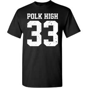 Al Bundy Polk High School Bundy 33 Funny Football Jersey Novelty T-Shirt in Saudi Arabia