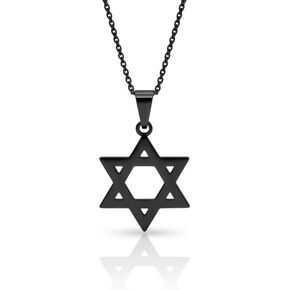 Made In Israel 14K Gold Plated Stainless Still Star of David Necklace for Men Women Unisex – Jewish Symbol Pendant from Israel – Elegant Hebrew Judaica Gift in Saudi Arabia