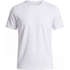 KHOR Men's 100% Breathable Cotton Crew Neck T-Shirt, Regular Fit, Short Sleeve, in Kuwait