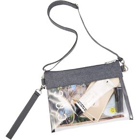 USPECLARE Clear Crossbody Bag Stadium Approved Clear Shoulder Bag for Work Concert Sports in Saudi Arabia