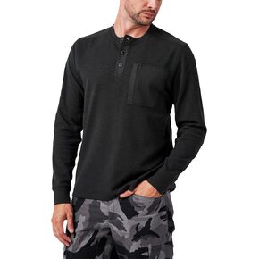 Lucky Brand Men's Men's Long Sleeve Slub Thermal Henley with Pocket in Saudi Arabia