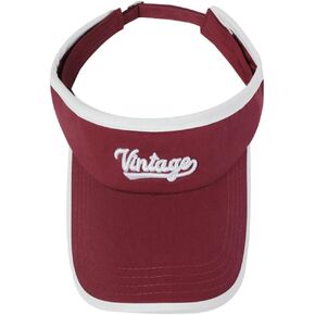 Sport Visors Sun Hat Vintage Letter Print Visors Empty Top Baseball Cap Outdoor Golf Tennis Adjustable for Women Men in Saudi Arabia