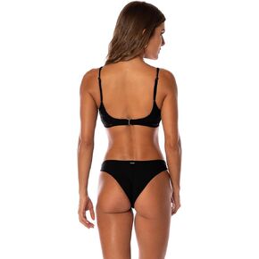 Maaji 3889 Low Rise Thin Side Cheeky Cut Women Bottom SWIMWEAR Black in Kuwait