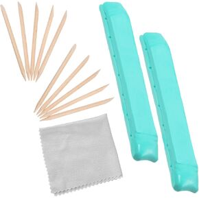 2pcs Watchmaking Clean Putty Watch Cleaning Putty Kit 10 Willow Sticks 1 Cleaning Cloth Watch Cleaner Clay Wristwatch Wheel Pivot and Repair Tool Cleaner Tool for Jewelry Watches Repair in Saudi Arabia
