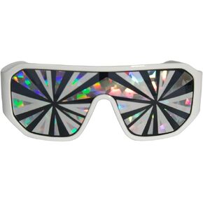 Pro Wrestling Tees Officially Licensed Macho Man Sunglasses - White/Silver Burst in Saudi Arabia