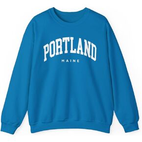Portland Maine Adult Unisex Crewneck Sweatshirt in Saudi Arabia