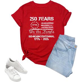 250 Anniversary USA Shirt 4th of July Shirts American Flag Shirts Patriotic Shirt Memorial Day Tee Independence Day Tops in Saudi Arabia