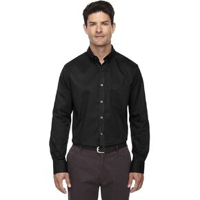 Core 365 Men's Operate Long-Sleeve Twill Shirt, 3XL, BLACK 703 in Saudi Arabia