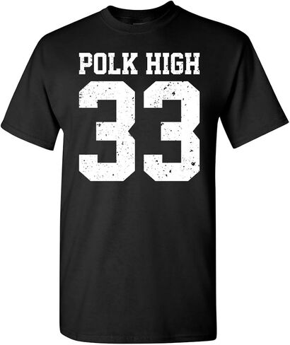 Al Bundy Polk High School Bundy 33 Funny Football Jersey Novelty T-Shirt in Saudi Arabia