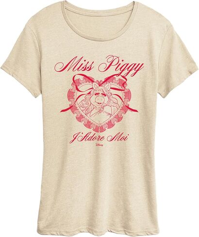 The Muppets - Coquette Miss Piggy - Women's Short Sleeve Graphic T-Shirt in Kuwait