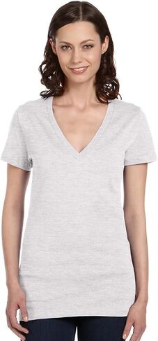 Bella+Canvas Ladies Heather Ringer Tee in Saudi Arabia