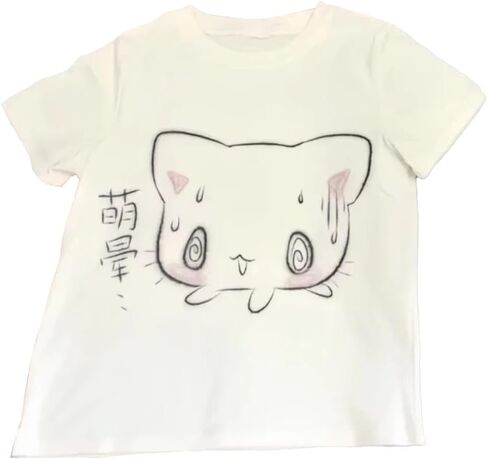 سويت لوليتا تي شيرت نسائي لطيف الكرتون الأرنب طباعة Harajuku ملابس فضفاضة Y2k الجمالية الفتيات Kawaii تيز in Kuwait