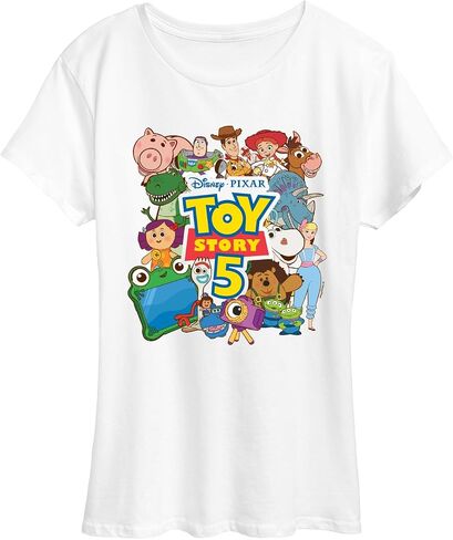 Toy Story 5 - Character Collage - Women's Short Sleeve Graphic T-Shirt in Kuwait