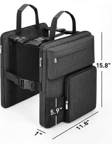 BS-VOG Over Luggage Organizer for Carry On Bag with Cup Holder, Travel Organizer for Suitcase, Adjustable Straps Suitcase Bag, Carry On Storage for Laptop, Fits 20-28 Inch Luggage in Saudi Arabia
