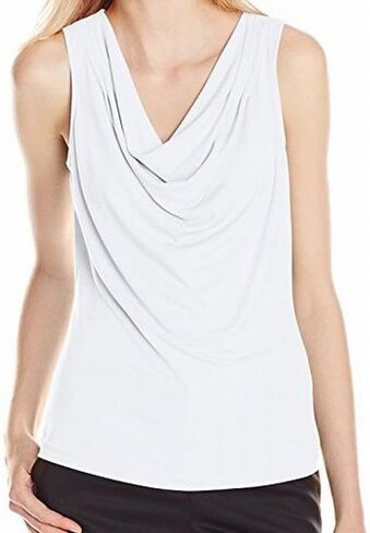 Calvin Klein womens Sleeveless Cowl Neck Blouse in Kuwait