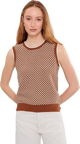 قميص Varley النسائي Jenson Fair Isle بدون أكمام in Kuwait
