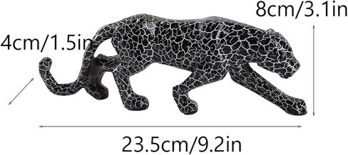 Cheetah Statue, Home Decor, Leopard Decor, Funny Desk Decor, Figurines, Resin Material, Extremely Unique Gifts, Suitable for Indoor and Outdoor Use in Saudi Arabia