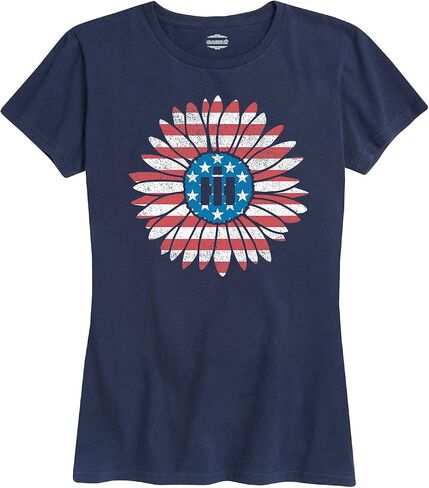 Case IH Patriotic Daisy - Women's Short Sleeve Graphic T-Shirt in Saudi Arabia