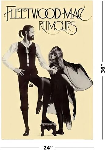 Fleetwood Mac - Music Poster (Rumours - Album Cover) (Size: 24" x 36") in Saudi Arabia