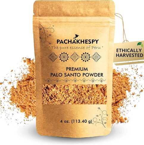Palo Santo Incense Powder 4 oz Natural from Peru Ethycally Harvested for Smudging and Homemade Incense Bursera Graveolens Wood in Saudi Arabia