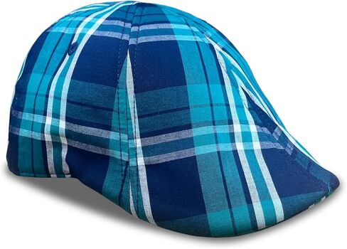 The Original Boston Scally Cap - The Sweetwater Newsboy Flat Cap - 6 Panel Cotton Fitted Hat for Men - Tealwater in Kuwait