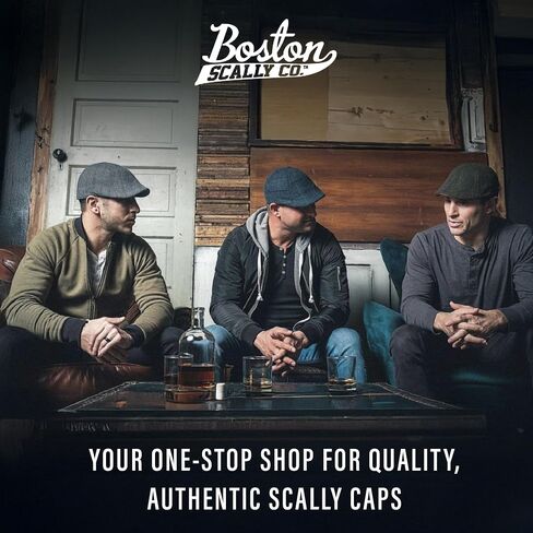 The Original Boston Scally Cap - The Sweetwater Newsboy Flat Cap - 6 Panel Cotton Fitted Hat for Men - Tealwater in Kuwait