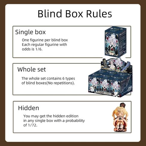 maidimiao Missy Cute Girl Crow Paradise Series Blind Box Figures 1PC Figurine Ornament in Kuwait