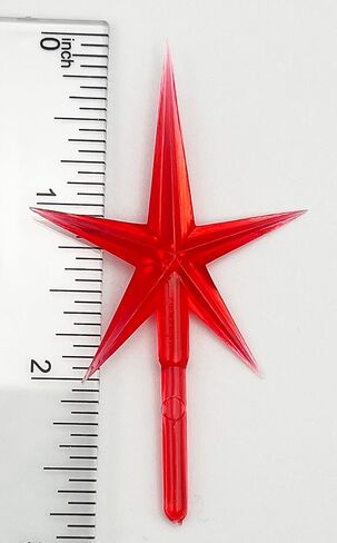 National Artcraft Medium Modern Stars for Ceramic Christmas Trees - Assorted Colors (10 Stars) in Kuwait