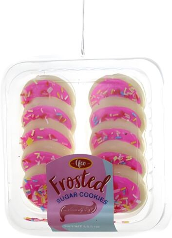 Cody Foster & Co Pack of Pink Frosted Sugar Cookie Ornaments, Realistic Details in Saudi Arabia