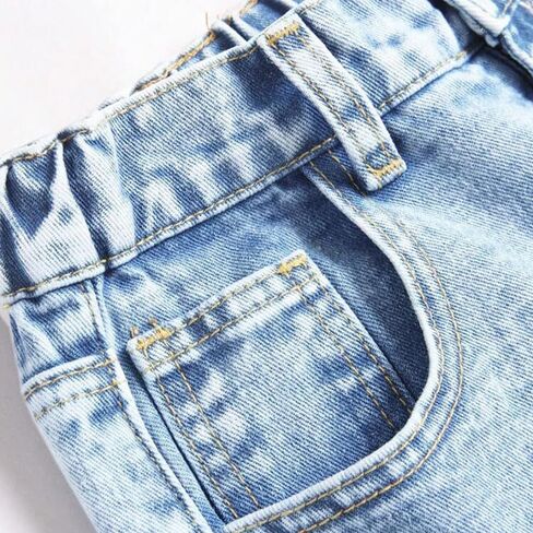Stylish Women's Straight-Leg Wide-Leg Jeans with Cherry Print Design and Pockets in Kuwait