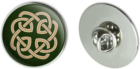 Celtic Knot Love Eternity Metal 1.1" Tie Tack Hat Lapel Pin Pinback in Kuwait
