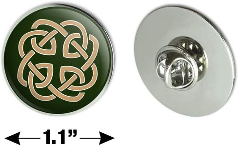 Celtic Knot Love Eternity Metal 1.1" Tie Tack Hat Lapel Pin Pinback in Kuwait