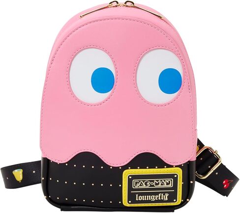 Loungefly Pac-Man Pinky Ghost Glow Sling Crossbody Bag in Kuwait