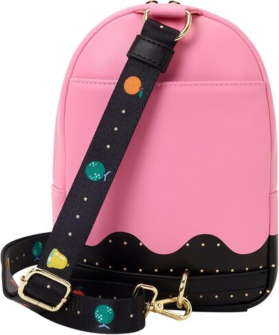 Loungefly Pac-Man Pinky Ghost Glow Sling Crossbody Bag in Kuwait
