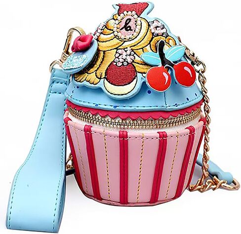 Women PU Leather Unique Novelty Weird Shape Crossbody Shoulder Bag Handbag Purse for Girls in Saudi Arabia